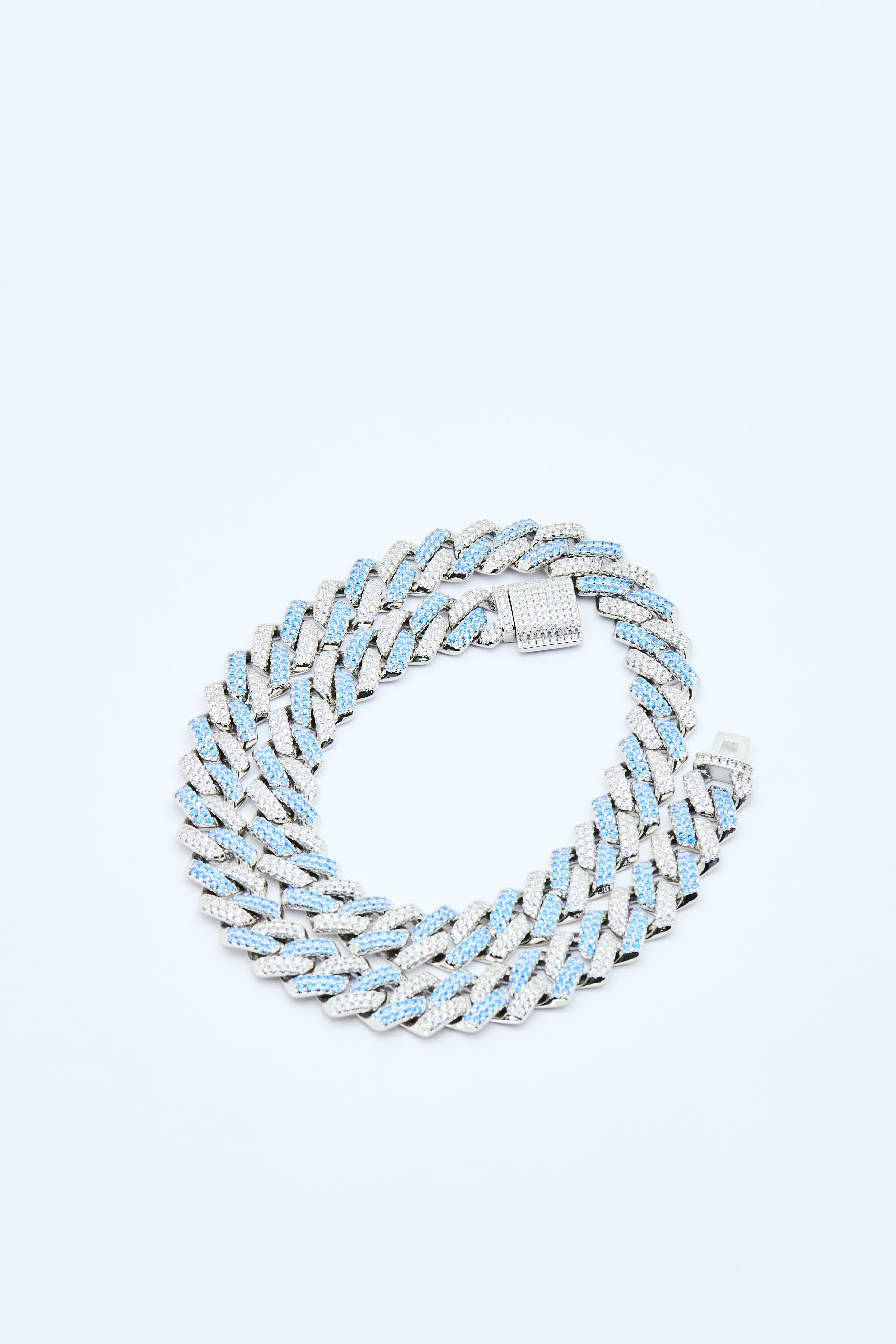 ICY CUBAN LINK NECKLACE – SKY FROST EDITION