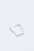 ICED SQUARE EARRINGS
