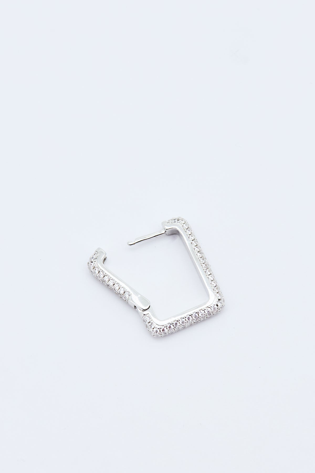 ICED SQUARE EARRINGS