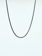 NOIR TENNIS NECKLACE