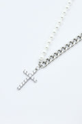 DUAL LINK CROSS NECKLACE