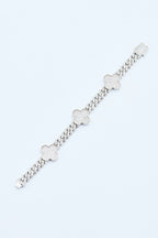 CLOVERED IN ICE BRACELET