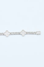 CLOVERED IN ICE BRACELET