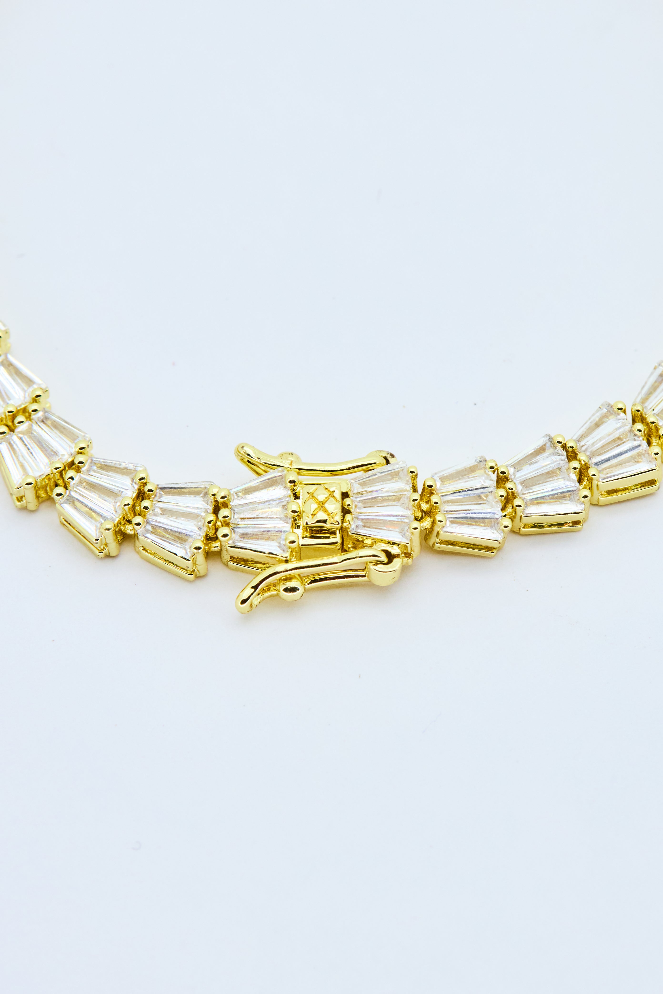 Tapered Baguette Crystal Bracelet