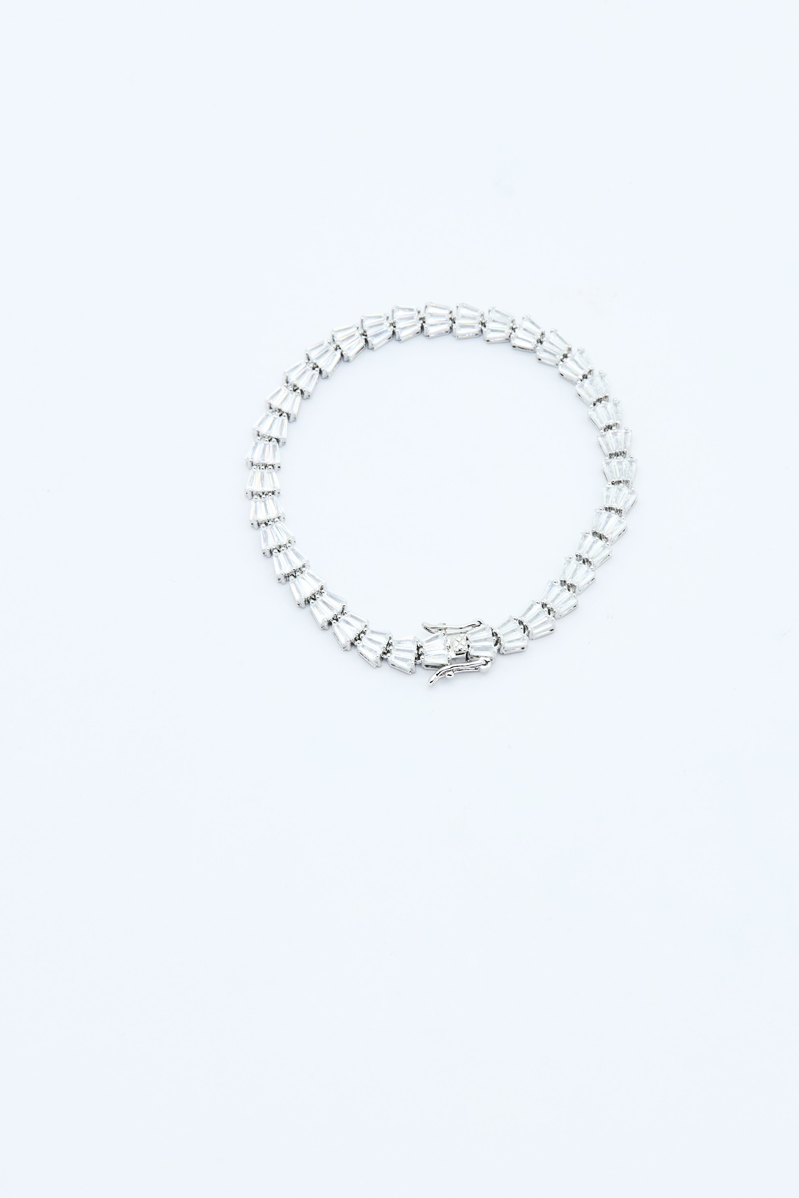 Tapered Baguette Crystal Bracelet