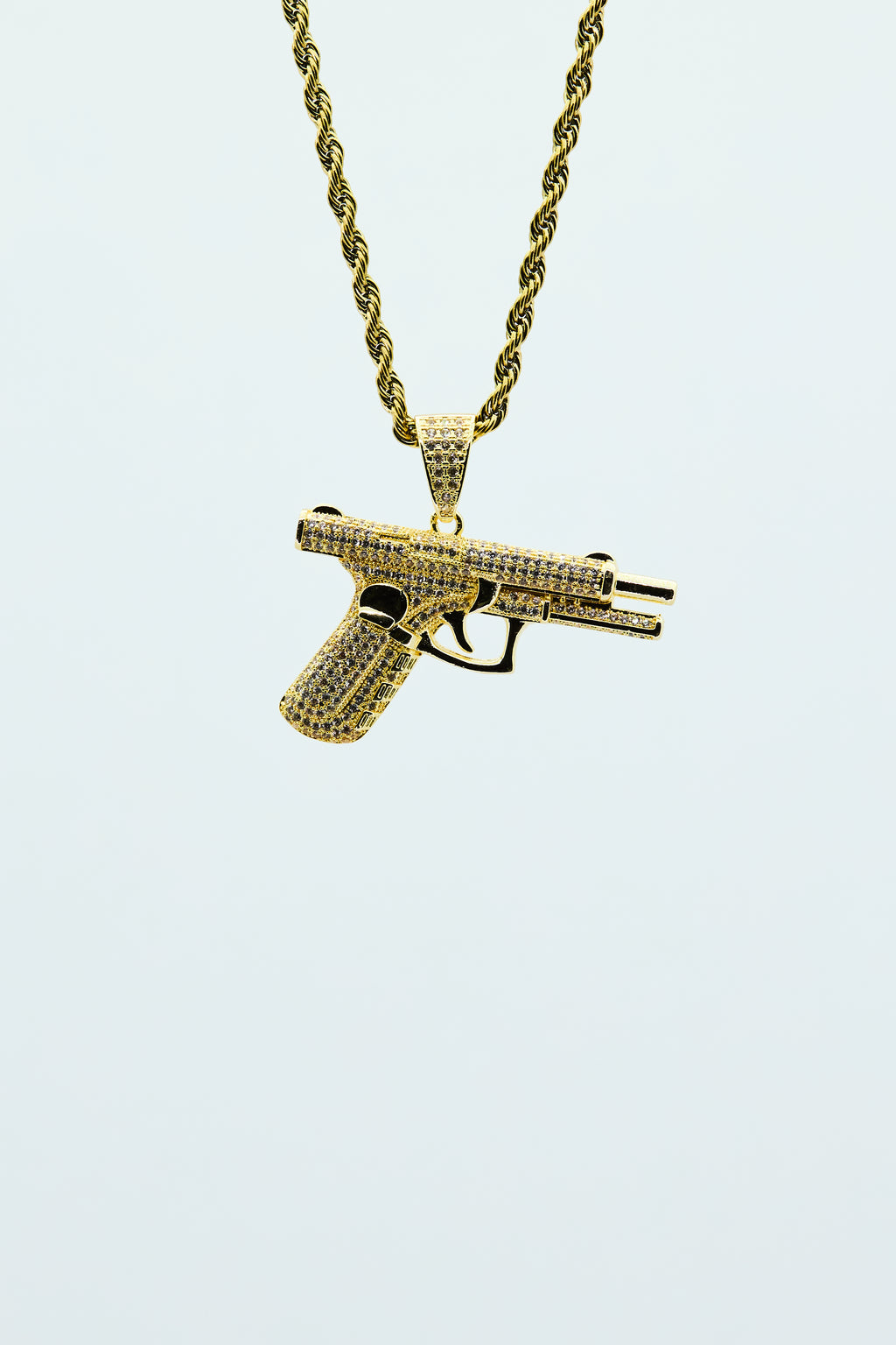 ICED PISTOL PENDANT