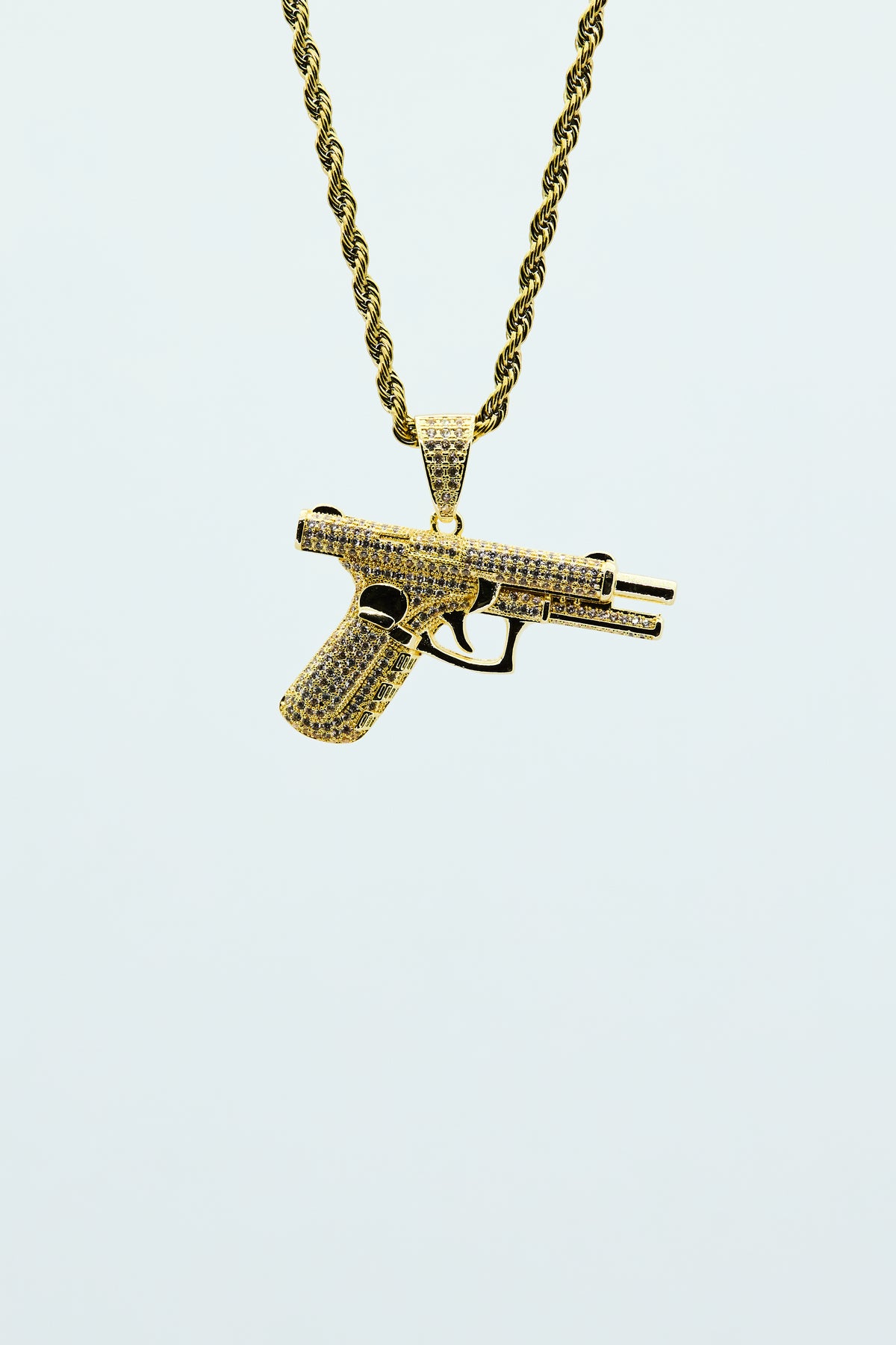 ICED PISTOL PENDANT