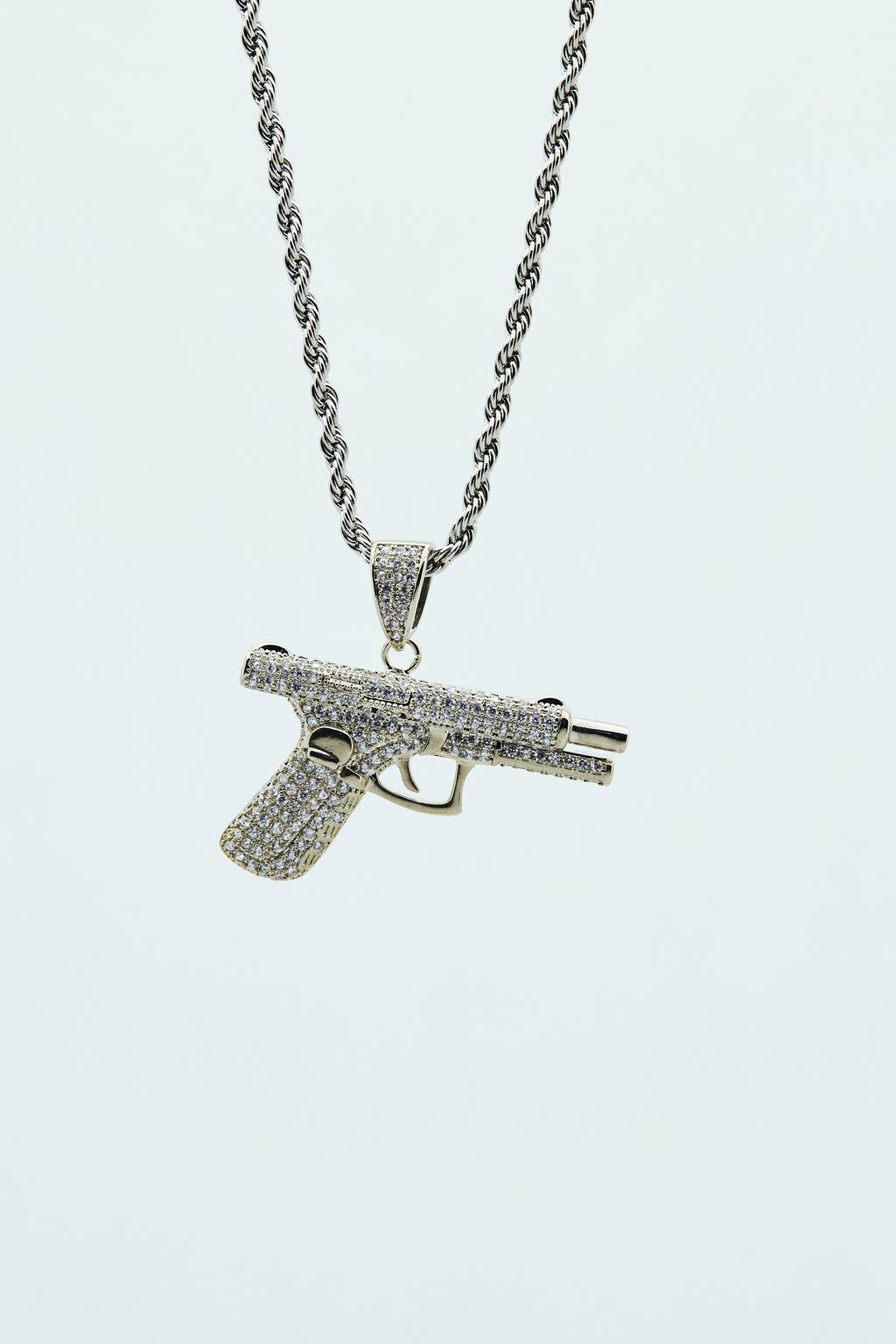ICED PISTOL PENDANT