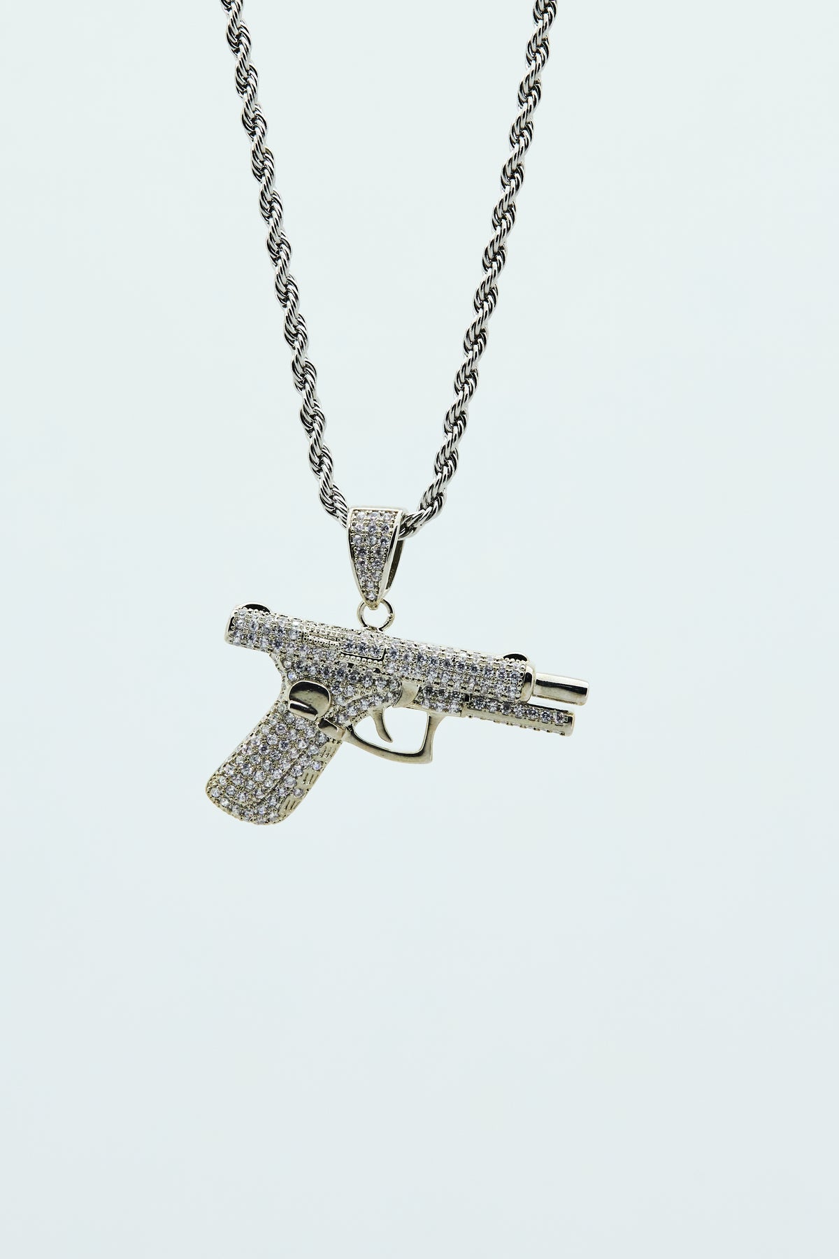 ICED PISTOL PENDANT